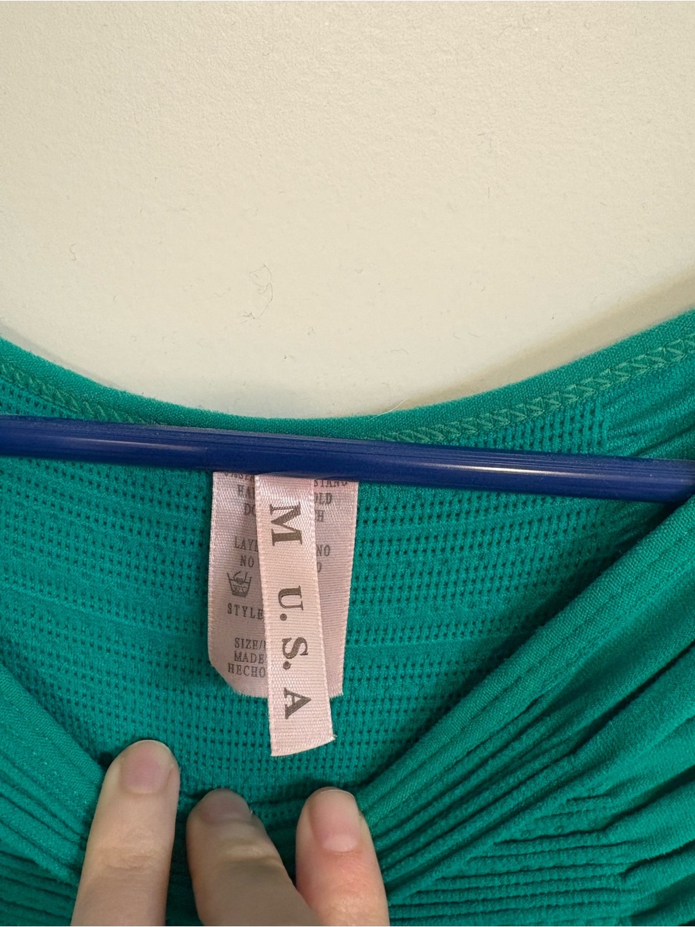 Green Ruched Short-Sleeve Mini Dress - Picture 3 of 4